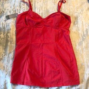 Aritzia medium Talula red bustier